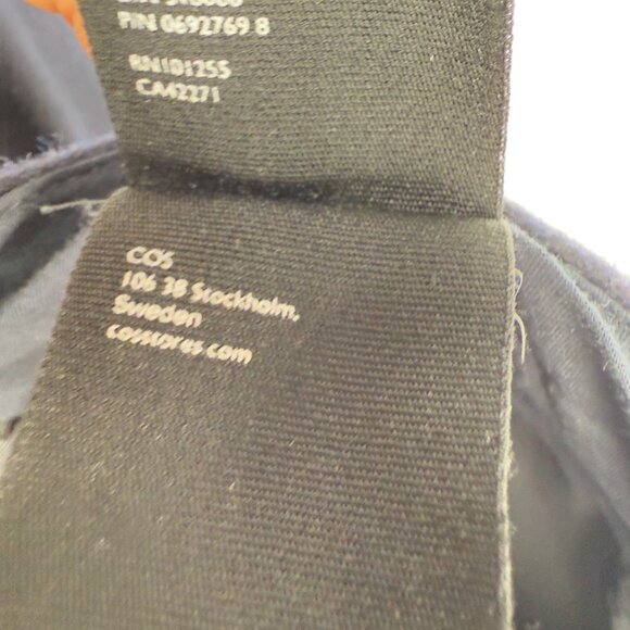 COS Wool Blend Tailored Navy Blue Ankle Pants Size 8 - Picture 5 of 6